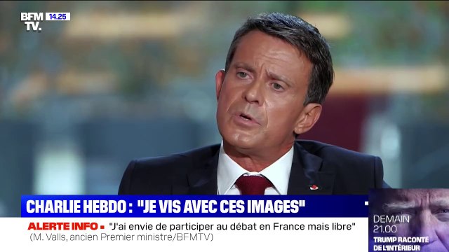 Manuel Valls: Charlie Hebdo a eu raison de publier de nouveau les caricatures