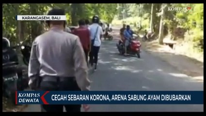 Cegah Penyebaran Covid-19 Di Kerumunan, Polisi Bubarkan Sabung Ayam