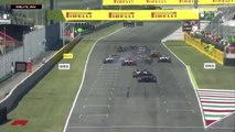 El espectacular accidente en el relanzamiento de la F1 en Mugello