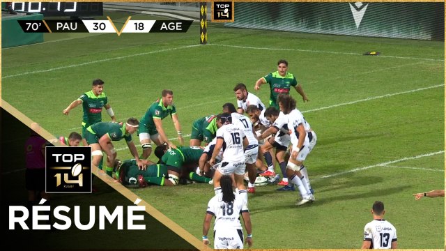 TOP 14 - Résumé Section Paloise-SU Agen: 33-23 - J2 - Saison 2020/2021