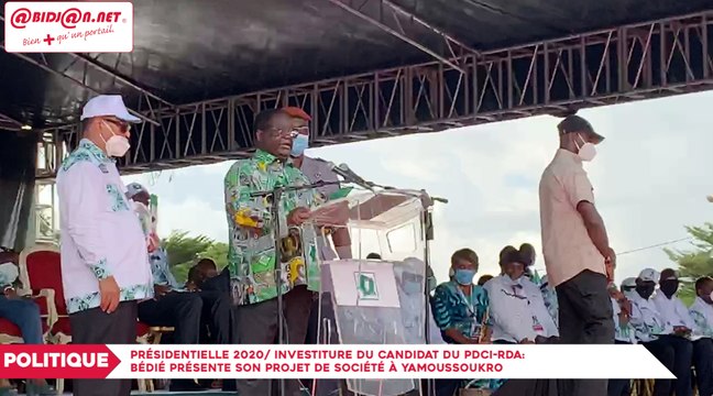 Présidentielle 2020/ Investiture du candidat du PDCI-RDA: Bédié présente son projet de société à Yamoussoukro