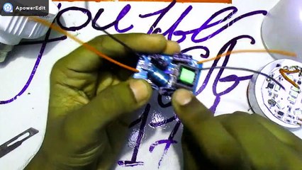 HOW TO MAKE AC DC LED BULB.কিভাবে এসি/ডিসি এলইডি বাল্ব তৈরী করবেন.LED Light