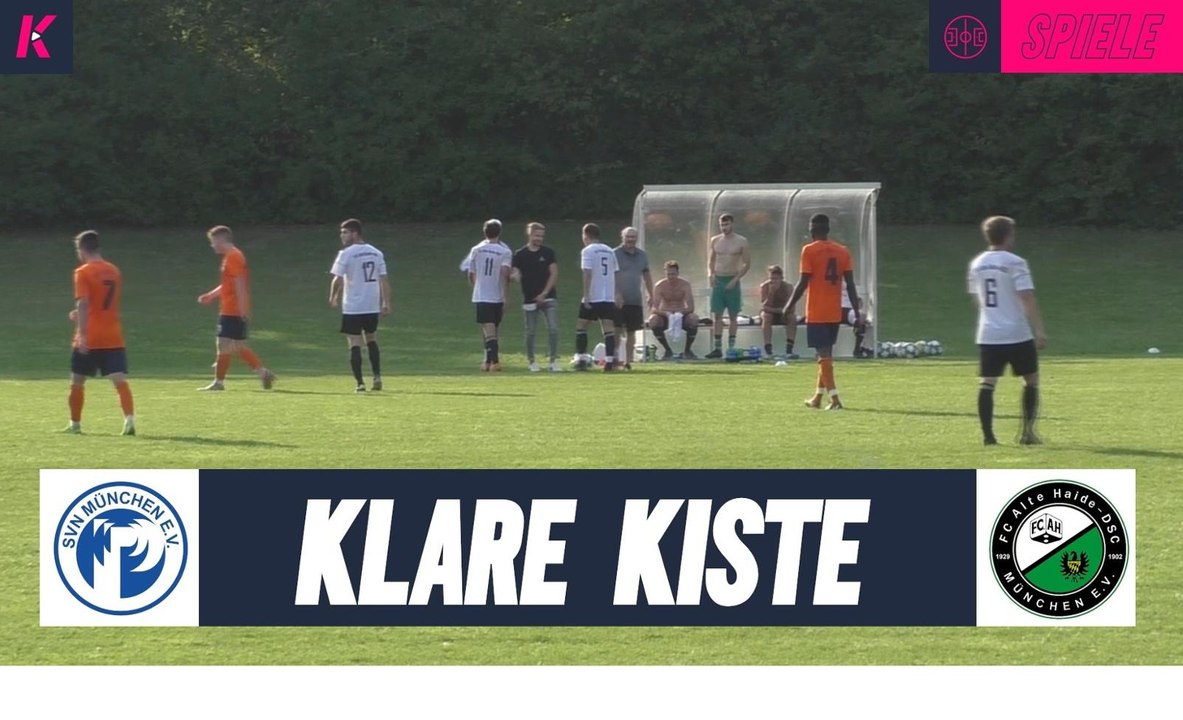 Klare Kiste! Kahl mit einem Doppelpack | SVN München - FC Alte-Haide DSC München (Testspiel)