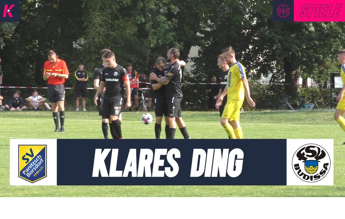 Kuriose Defensiv-Patzer zum 100-Jährigen in Borsdorf | SV Panitzsch/Borsdorf 1920 - FSV Budissa Bautzen (2. Runde, Sachsenpokal)