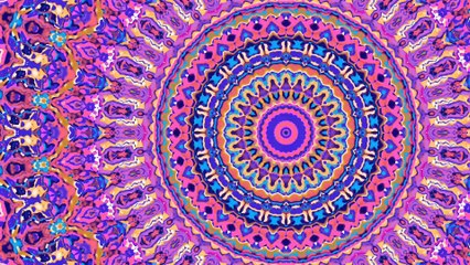 Funky Mandala Animation (epilepsy warning)