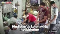 Hindistan'da koronavirüs tedbirlerine uygun soygun kamerada