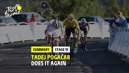 #TDF2020 - Stage 15 - Pogačar does it again !