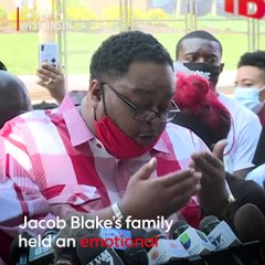 Jacob Blake's Family Holds Emotional Press Conference After Near-Fatal Shooting