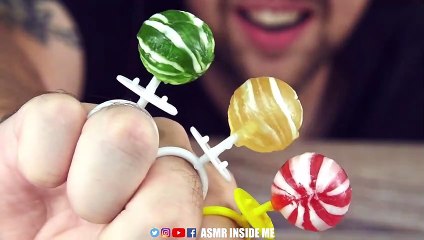 ASMR SWEET CANDY RING | CRUSHING CANDY | EATING SOUND (NO TALKING)  BEST SOUND