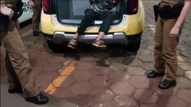 Jovem é detido acusado de arrombar churrascaria e furtar produtos às margens da BR-277
