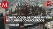 Vecinos de la Benito Juárez denuncian incumplimiento de acuerdos en torre Mitikah