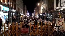 Last night of fun: Party-goers fill streets in London's Soho hours before COVID Rule of 6 comes into force