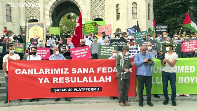 Instanbul: proteste contro Charlie Hebdo