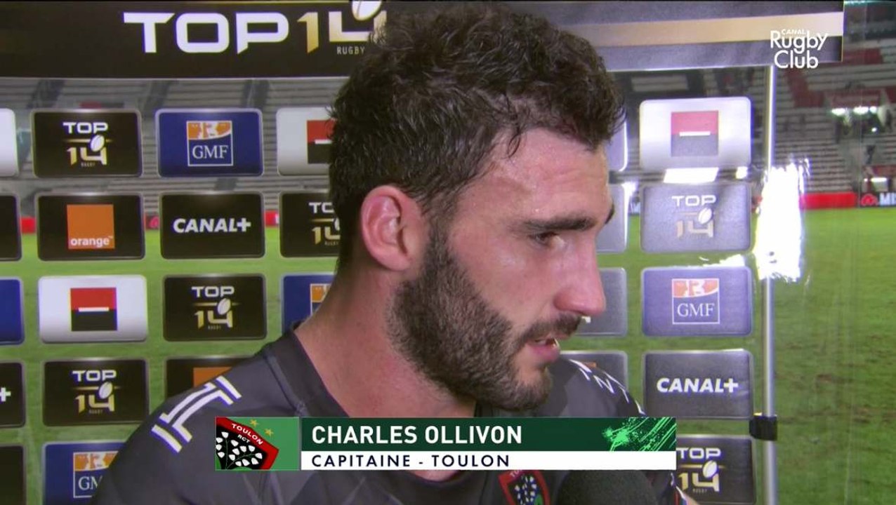 La réaction de Charles Ollivon suite à la victoire face au LOU Rugby