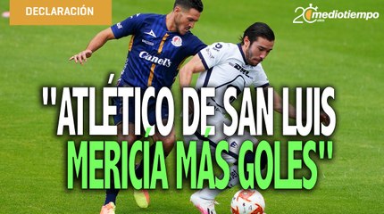 Pumas ganó por suerte: Memo Vázquez