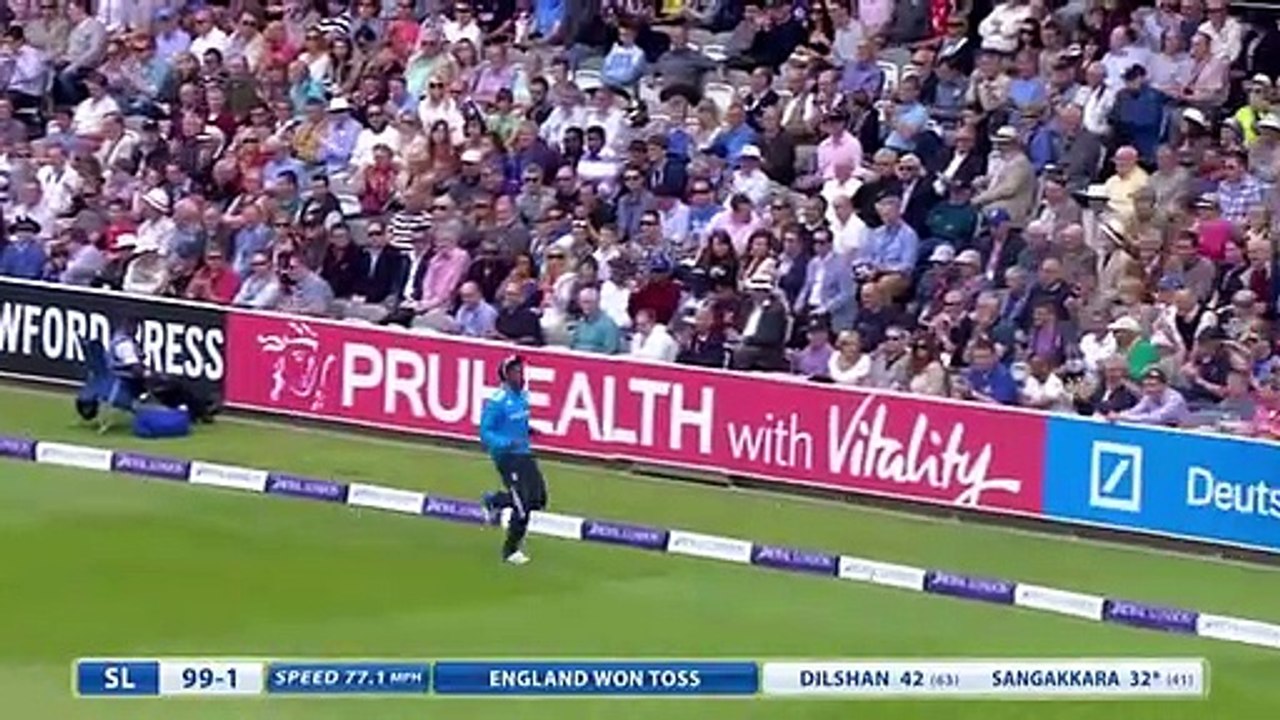 ENG VS Srilanka 2014 odi series match and last over thrriling match