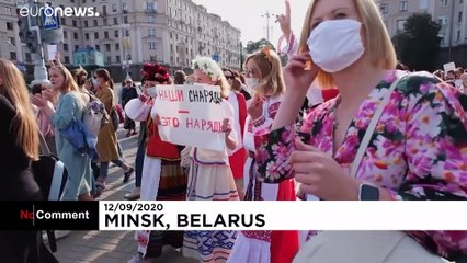Trotz Gewalt und vor Besuch bei Putin: Frauen gegen Lukaschenko