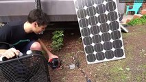 Solar Power without a Battery! Solar Panel Converter = 12v for Small Loads