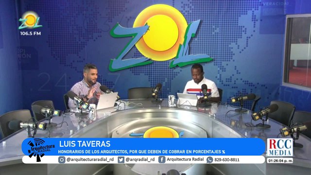 Luis Taveras – Honorarios de los arquitectos, por que deben de cobrar en porcentajes %