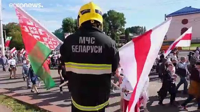 Протесты накануне саммита: на улице Минска вышли сотни тысяч человек