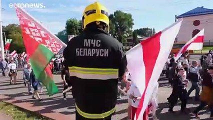 Протесты накануне саммита: на улице Минска вышли сотни тысяч человек