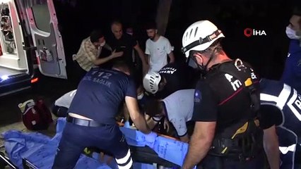 Tuvalet ihtiyacını gidermeye giderken 15 metrelik uçuruma yuvarlandı