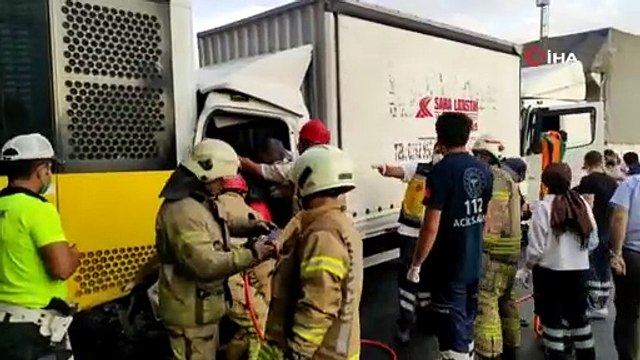 İstanbul Basın Ekspres yolunda feci kaza