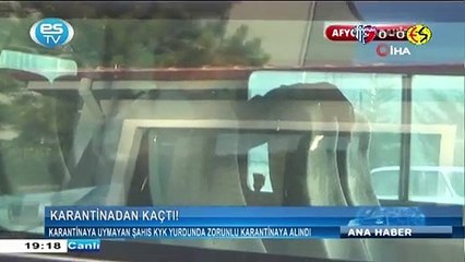Karantinaya uymayan şahıs KYK yurdunda zorunlu karantinaya alındı