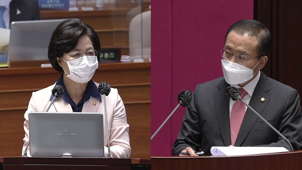 국회 대정부질문, 추미애 논란 집중…'엄호' 여당 vs '집중 공격' 야당 / YTN