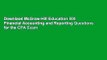 Downlaod McGraw-Hill Education 500 Financial Accounting and Reporting Questions for the CPA Exam