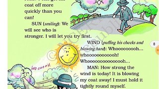 The wind and the sun class 2nd ncert english book marigold full explanation हिंदी में_1