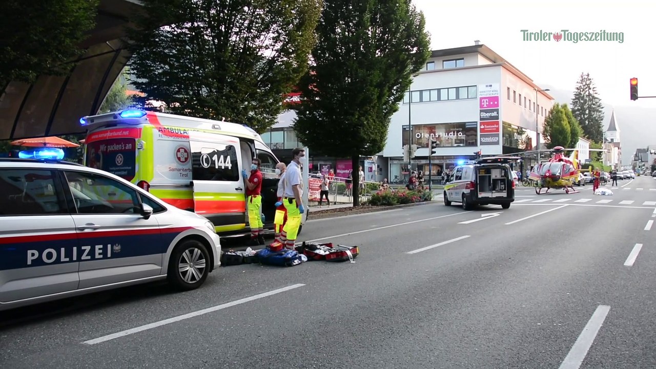 92-Jähriger in Wörgl von Pkw erfasst