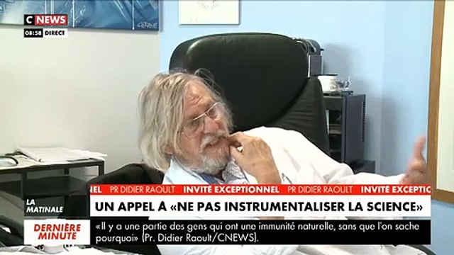 Coronavirus - Le professeur Raoult dénonce ce matin sur CNews les médias et les politiques qui s'amusent à faire peur avec l'épidémie - VIDEO