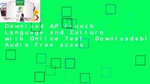 Downlaod AP French Language and Culture with Online Test  Downloadable Audio Free acces