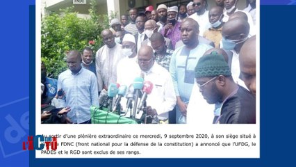 CLUB DE L'ACTU 1 DU DIM 13 09 2020