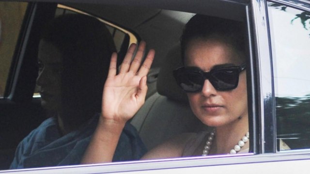 Nonstop: Kangana Ranaut leaves Mumbai with heavy heart