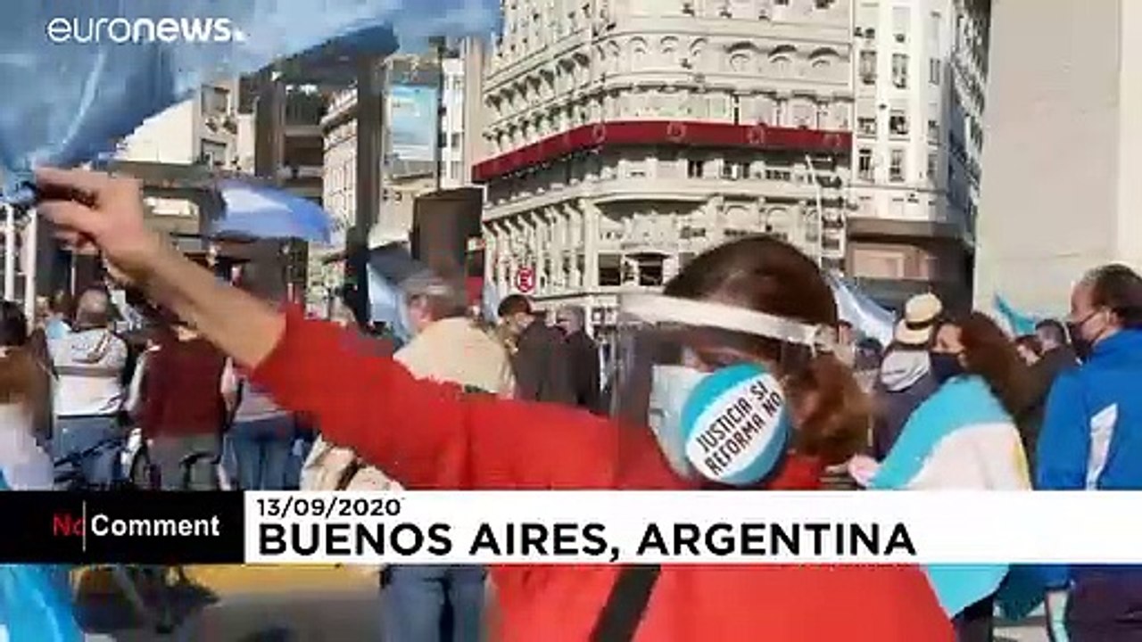 Quarantaine, corruption : manifestation tous azimuts à Buenos Aires