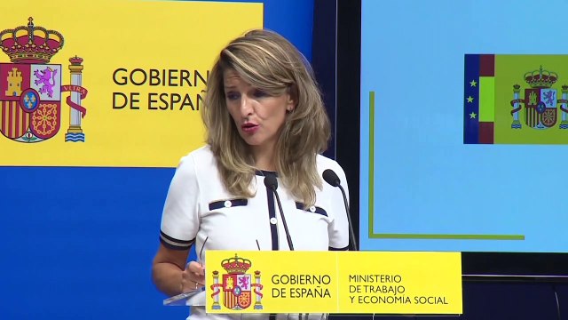 Díaz rectifica: apuesta por mantener los ERTE en 2021 y conservar la cuantía de la prestación