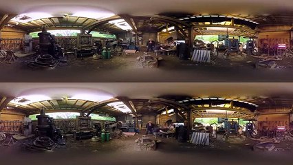 Tour of Man At Arms- Reforged Shop in 360° - The Forging Room!