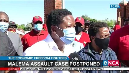 Malema assault case postponed