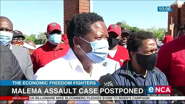 Malema assault case postponed