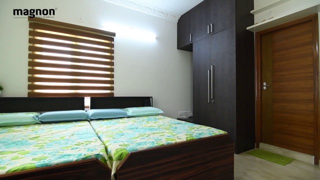 Bedroom & Wardrobe Interior by Magnon Interior Designers Bangalore