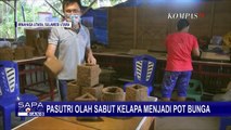 Pasutri Mengolah Sabut Kelapa jadi Aneka Suvenir Cantik yang Bernilai Ekonomi