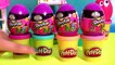 Shopkins Surprise Eggs Season 2 using Play Doh Unboxing Review Huevos Sorpresa with PlayDough
