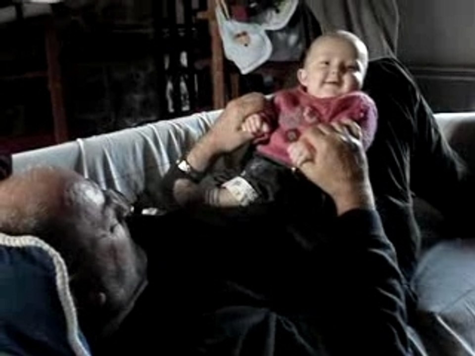 à dada avec papi!