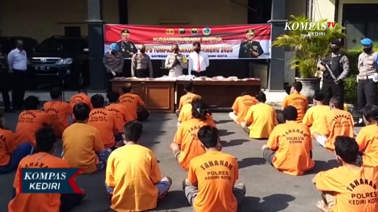 Polres Kediri Kota Tangkap Puluhan Pelaku Penya...