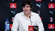 Sandro Tonali: the presentation press conference