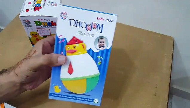 Unboxing and review of Ratnas Duck Shaped Roly Poly Toy for gift
