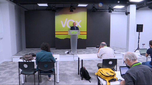 Jorge Buxadé, portavoz del Comité de Acción Política de la ultraderecha