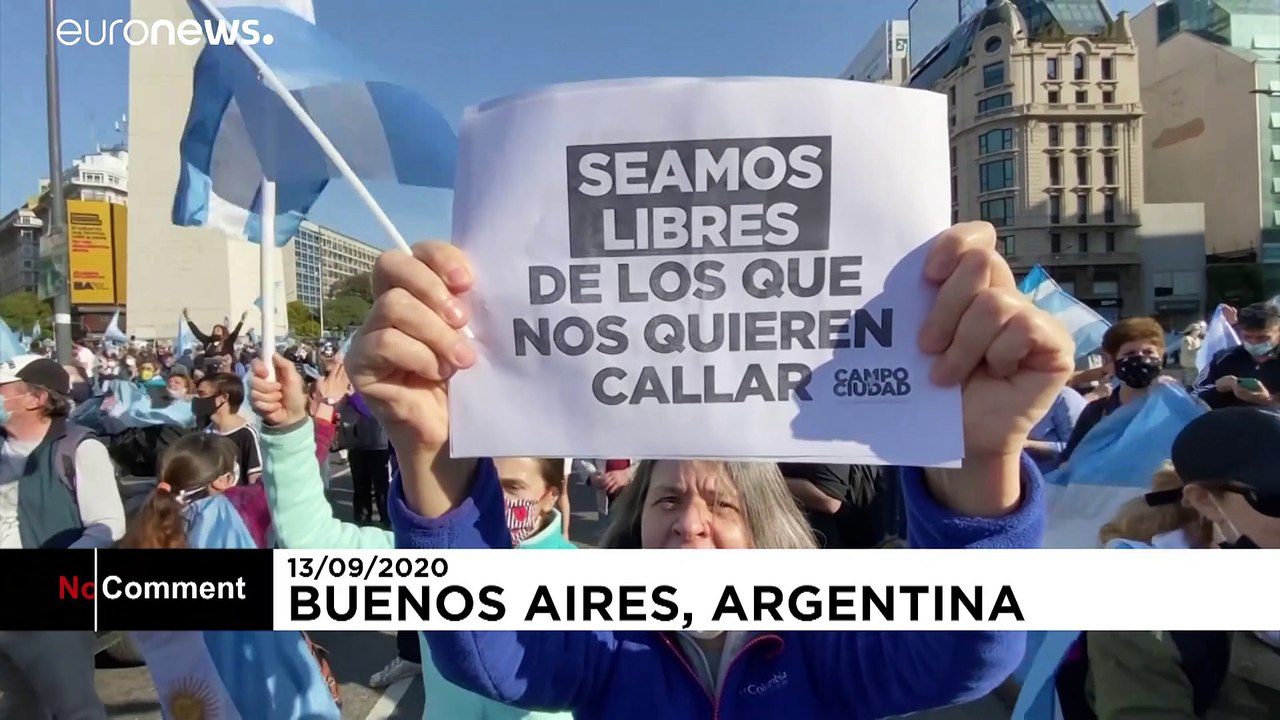 Quarantaine, corruption : manifestation tous azimuts à Buenos Aires